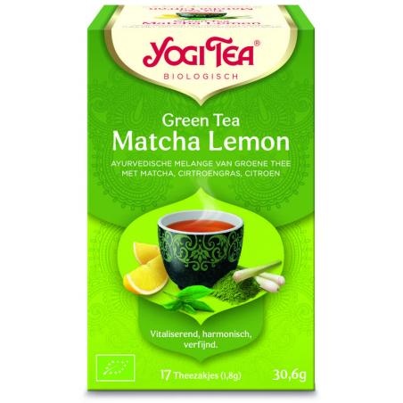 Green tea matcha lemon