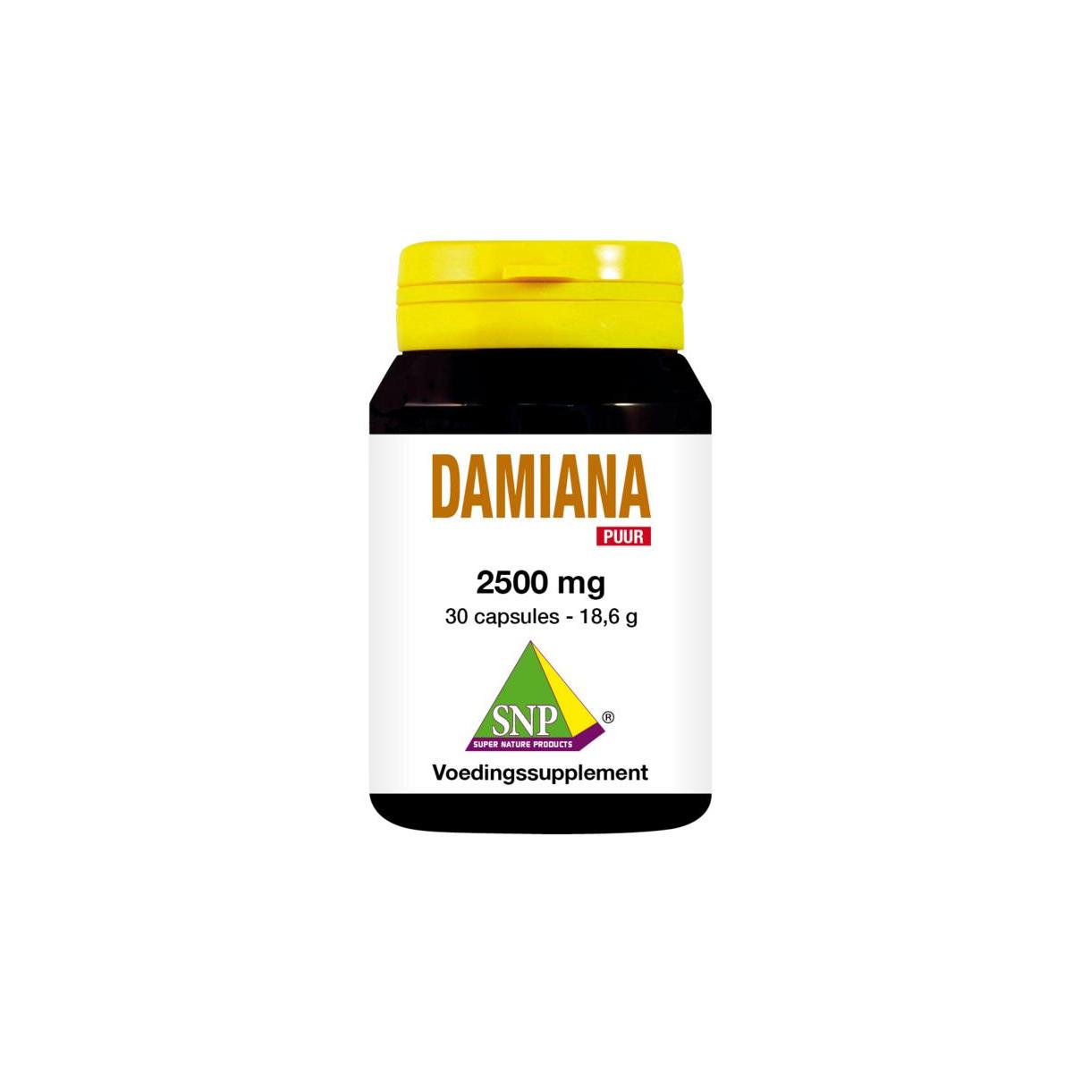 damiana extract 2500mg puur @