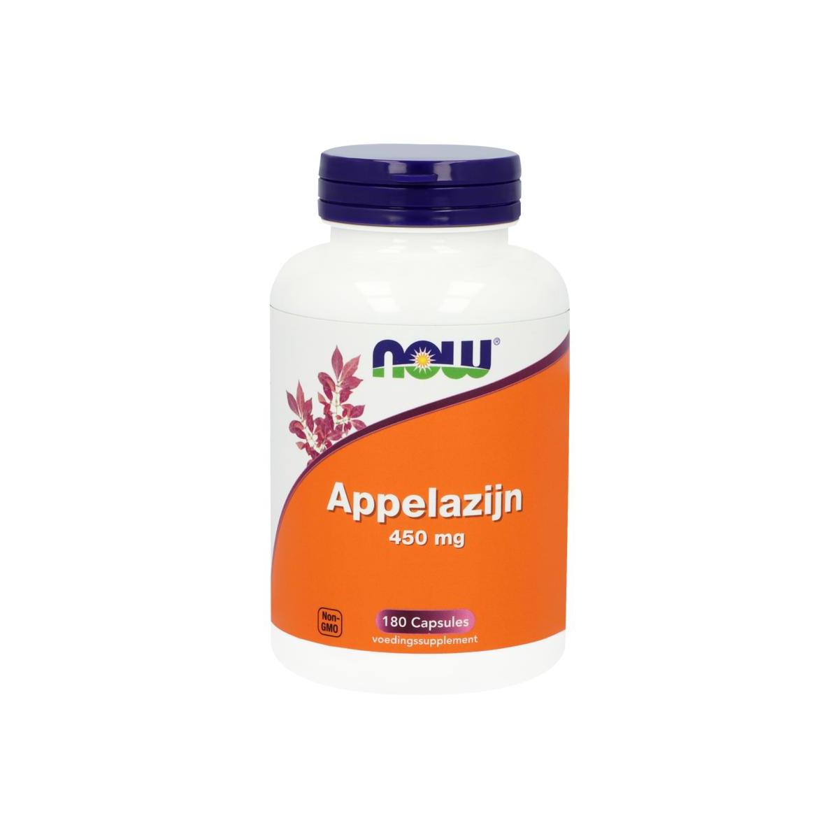 NOW Appelazijn 450mg 180cap