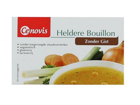 Heldere bouillon gistvrij tabletten