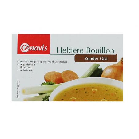 Heldere bouillon gistvrij tabletten