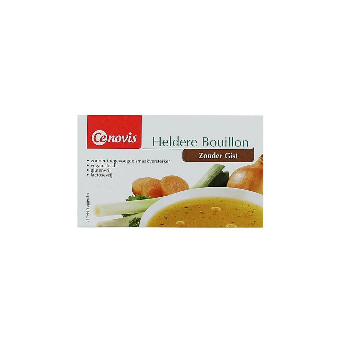 Heldere bouillon gistvrij tabletten