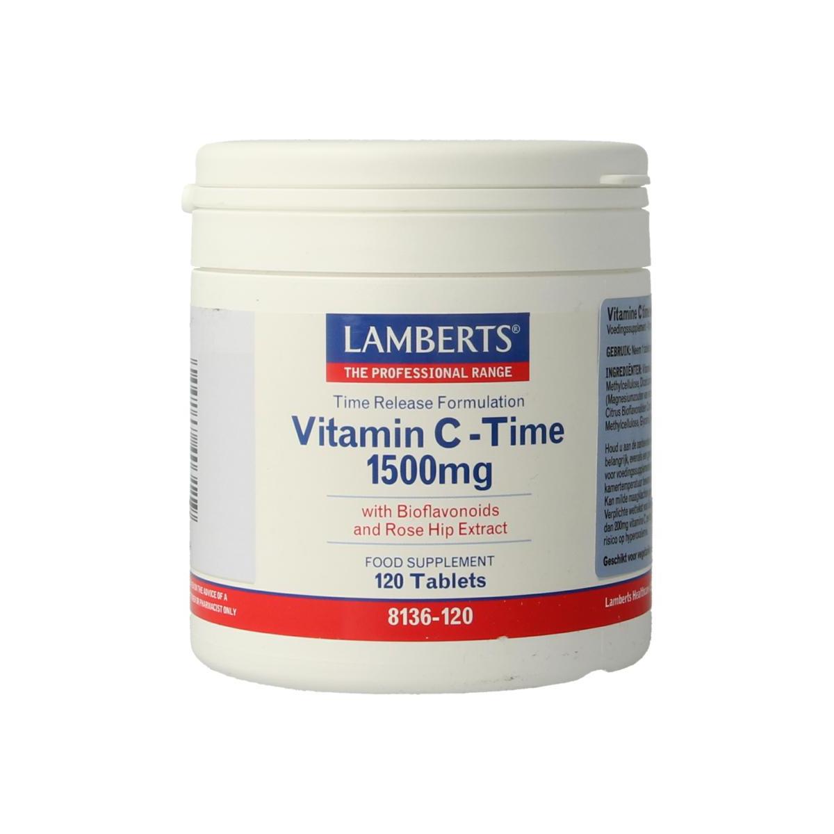 Vitamine C 1500 Time release & bioflavonoiden