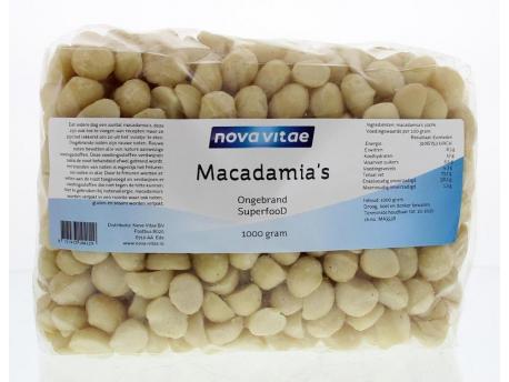 Macadamia ongebrand raw