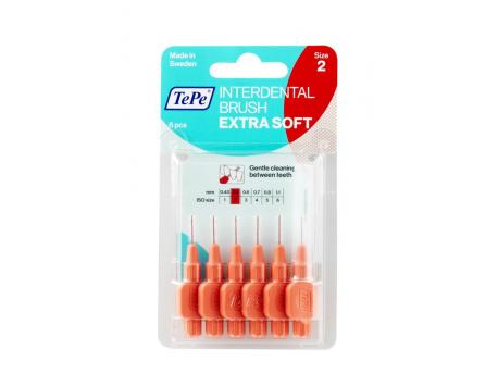 Interdentale rager extra soft 0.5 mm licht rood