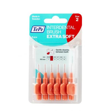 Interdentale rager extra soft 0.5 mm licht rood