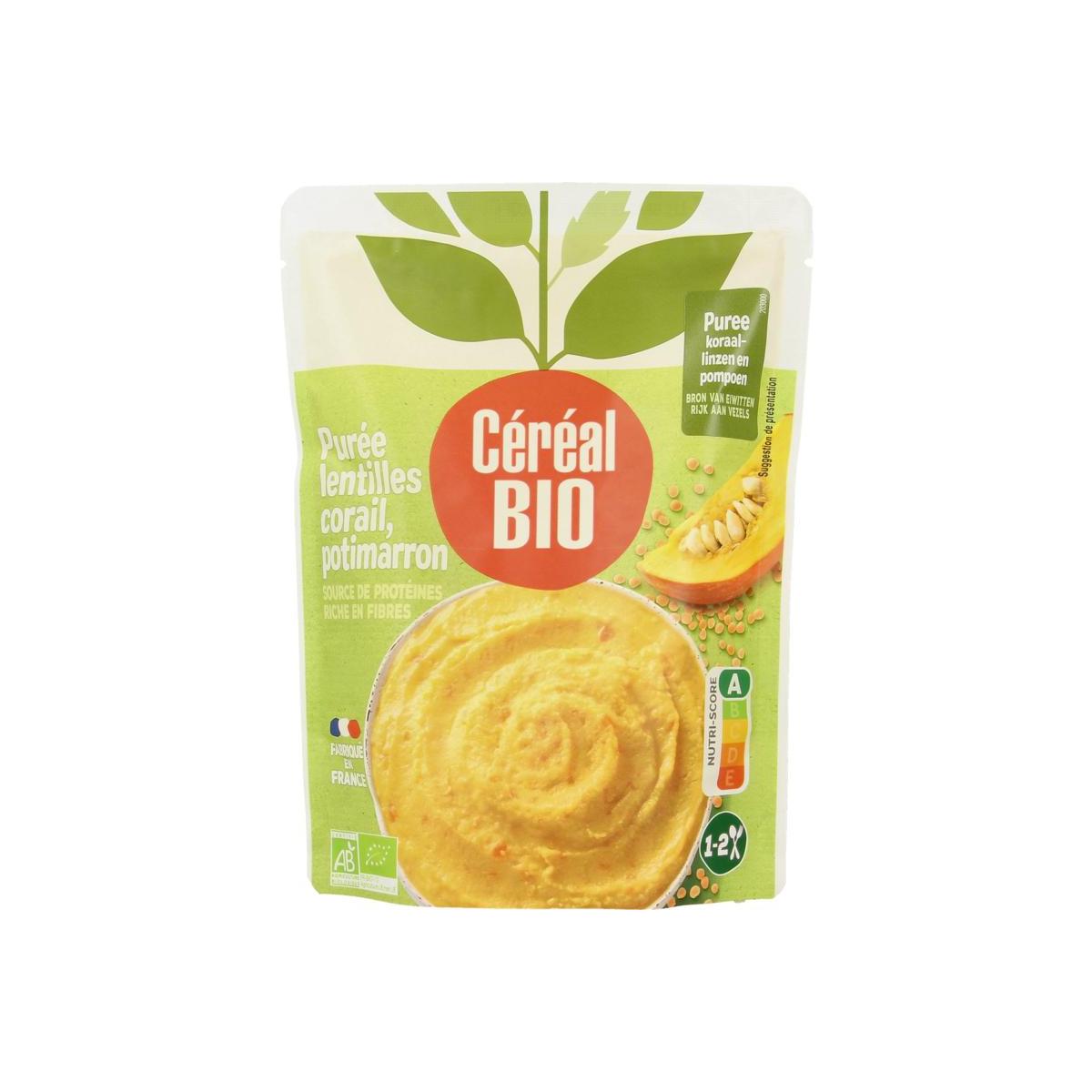 Puree linzen pompoen