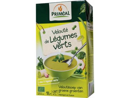 Veloute soep groene groenten