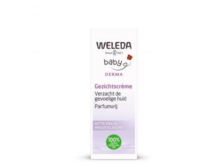 Baby witte malva sensitive gezichtscreme