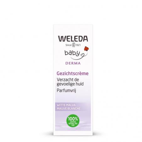 Baby witte malva sensitive gezichtscreme