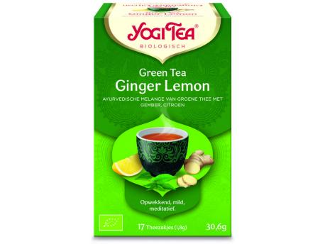 Green tea ginger lemon