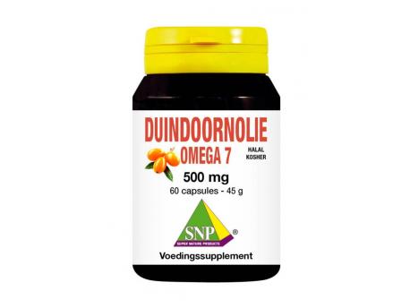 Duindoorn olie omega 7 500 mg