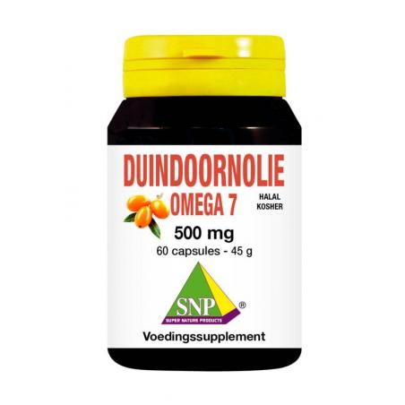 Duindoorn olie omega 7 500 mg