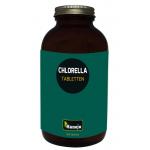 Bio chlorella 400 mg glas flacon