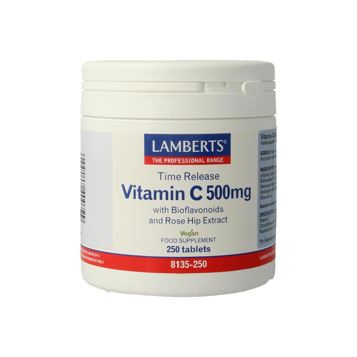 Vitamine C 500 time released & bioflavonoiden