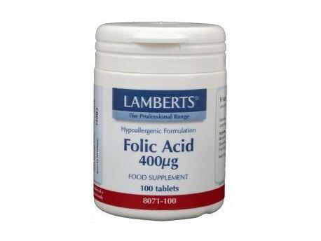 Lamberts Foliumzuur 400 mcg 100tab