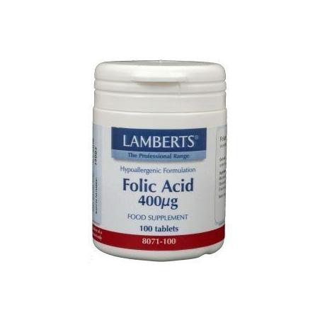 Lamberts Foliumzuur 400 mcg 100tab