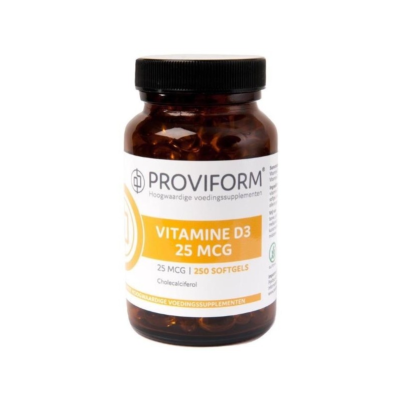 Proviform Vitamine D3 25 mcg 1000IE 250sft