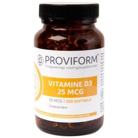 Proviform Vitamine D3 25 mcg 1000IE 250sft