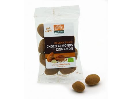 Amandelen kaneel snack pure chocolade