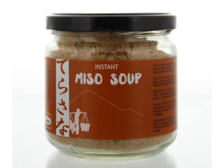 Instant miso soep glas