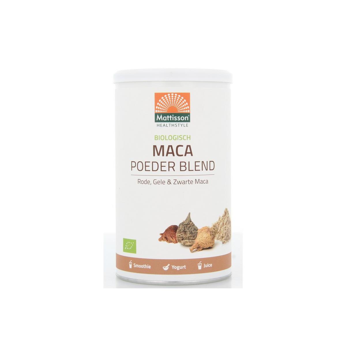 Maca blend rood geel & zwart bio