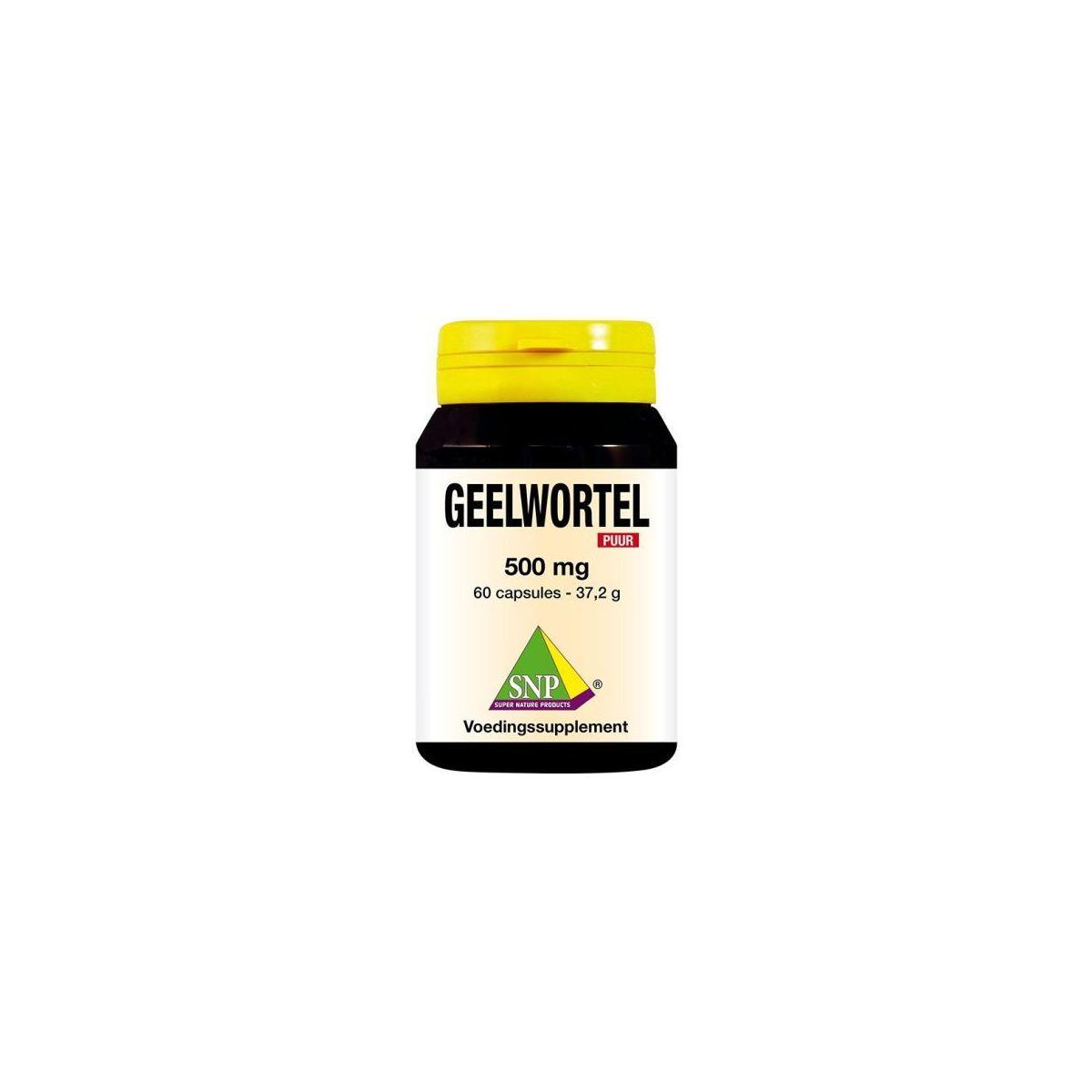 Geelwortel curcuma 500 mg puur