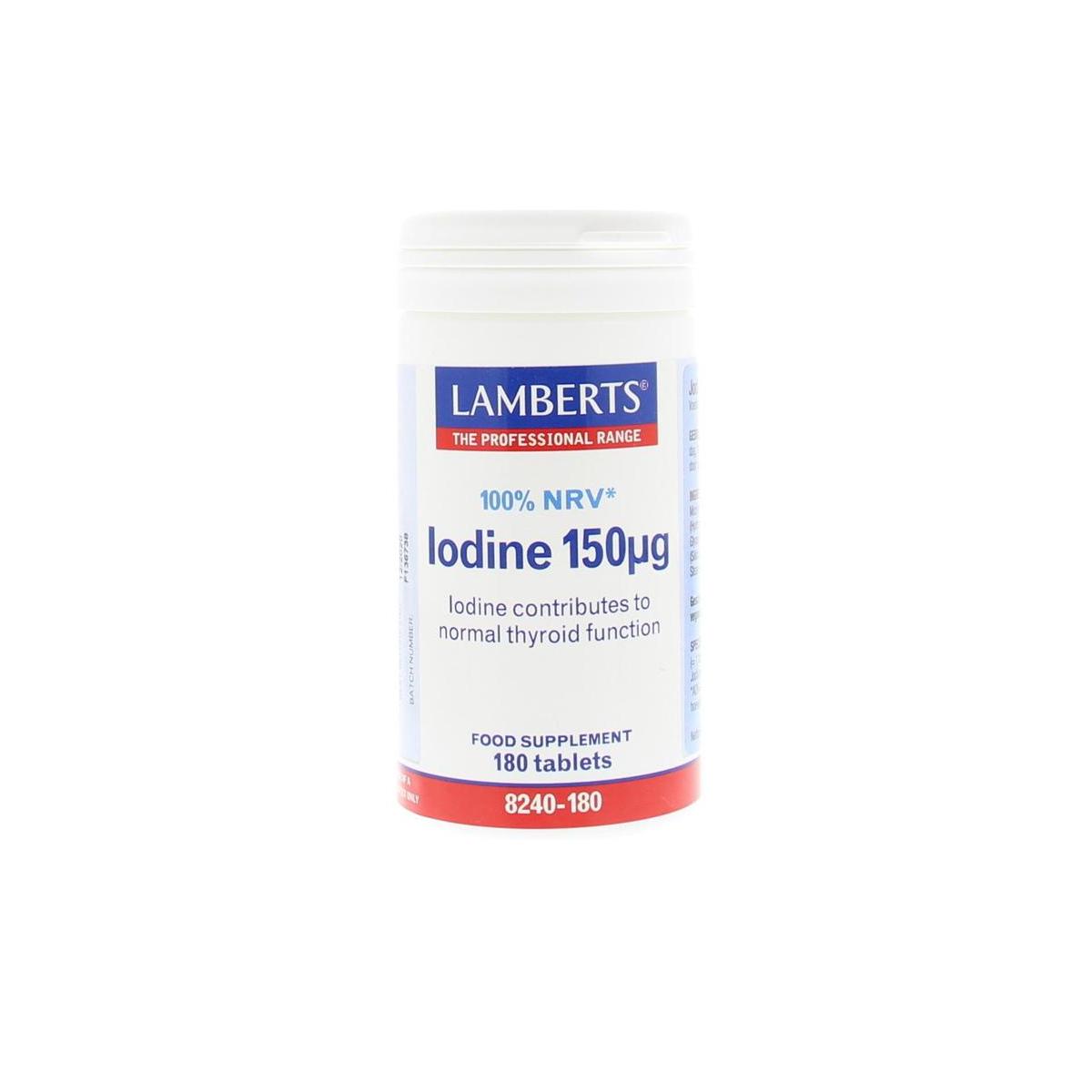 Lamberts Jodium 150mcg 180tab