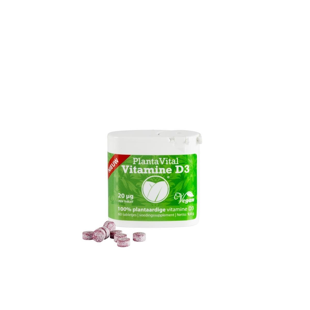 Planta Vital Plantaardige vitamine D3 60tab