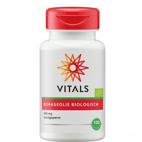 Vitals Borageolie 500 mg Bio 100sft