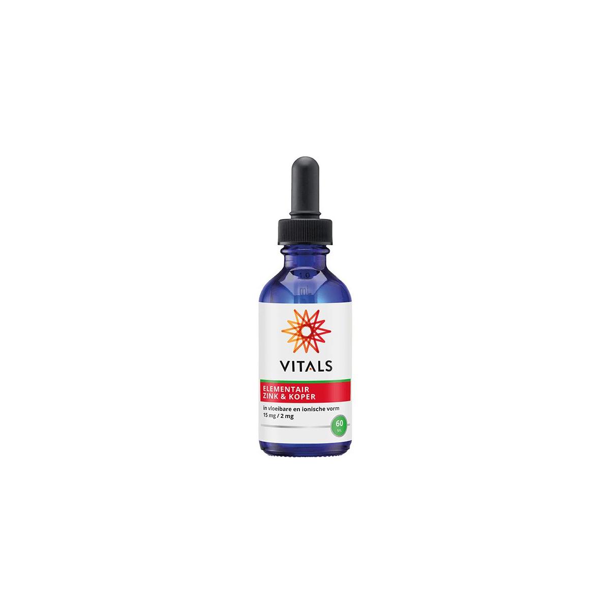 Vitals Elementair Zink & Koper 60ml