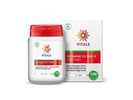 Vitals Vitamine D3 1000 ie 100cap