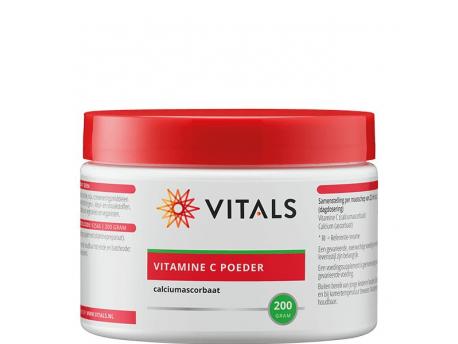 Vitals Vitamine C poeder calciumascorbaat 200g