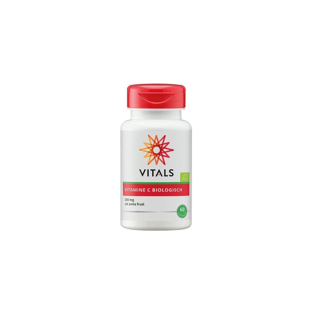 Vitals Biologische Vitamine C 60cap