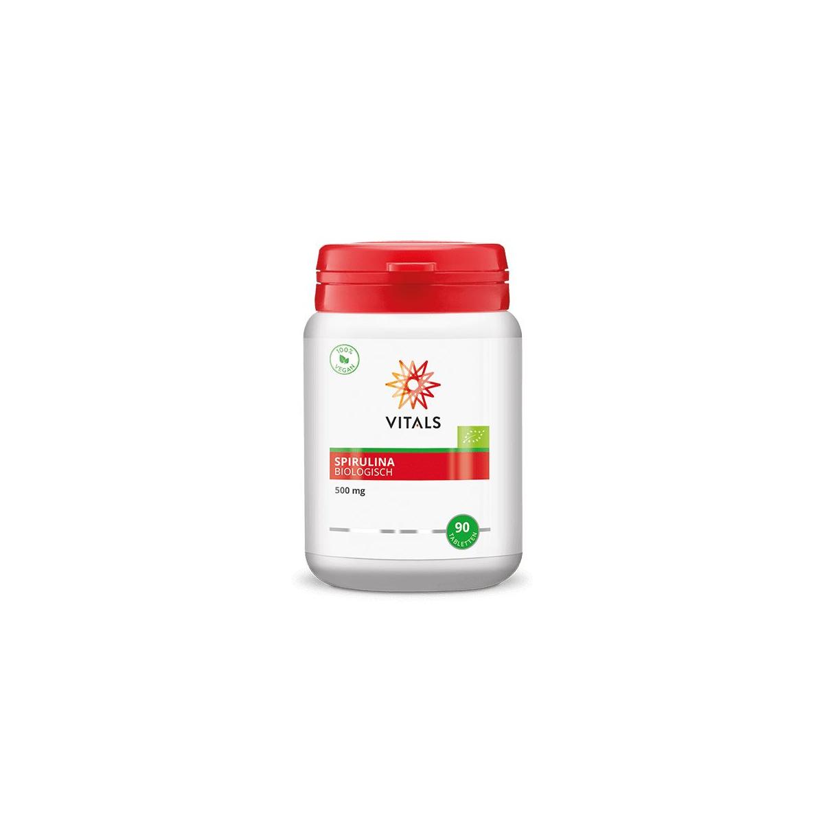 Vitals spirulina 500 mg bio 90tab