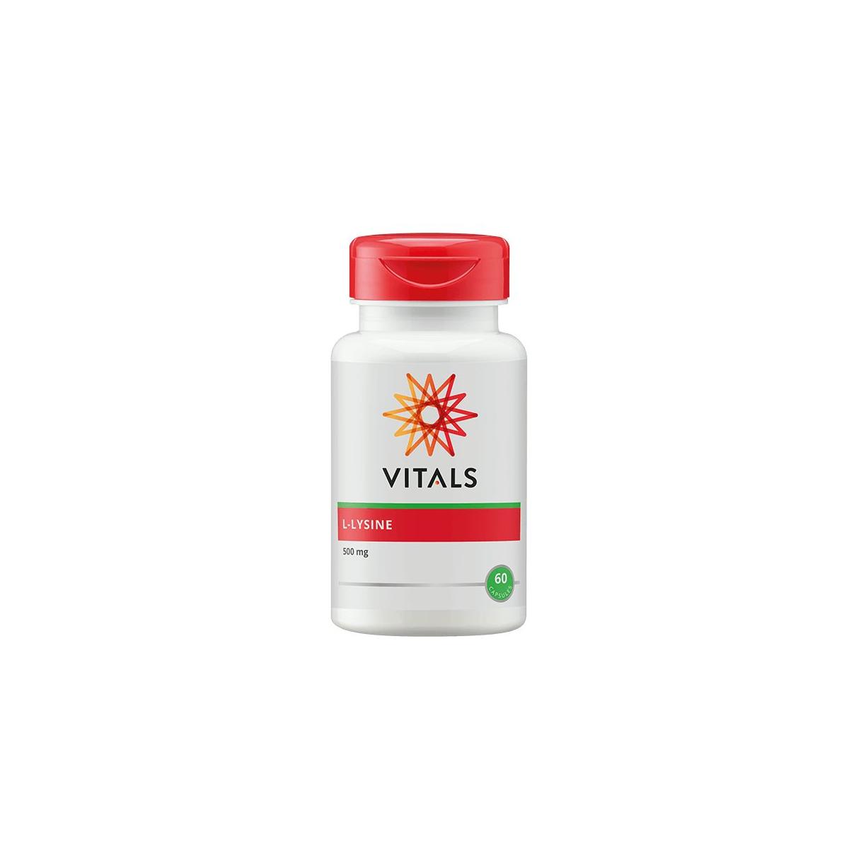 Vitals L-Lysine 500 Mg 60vcaps