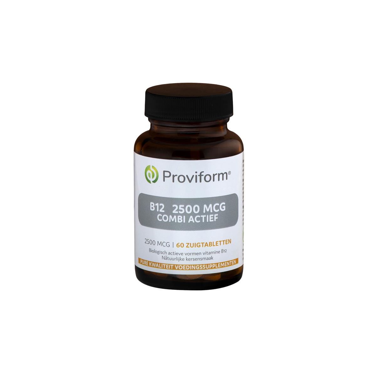 Proviform Vitamine B12 2500mcg combi actief 60zt