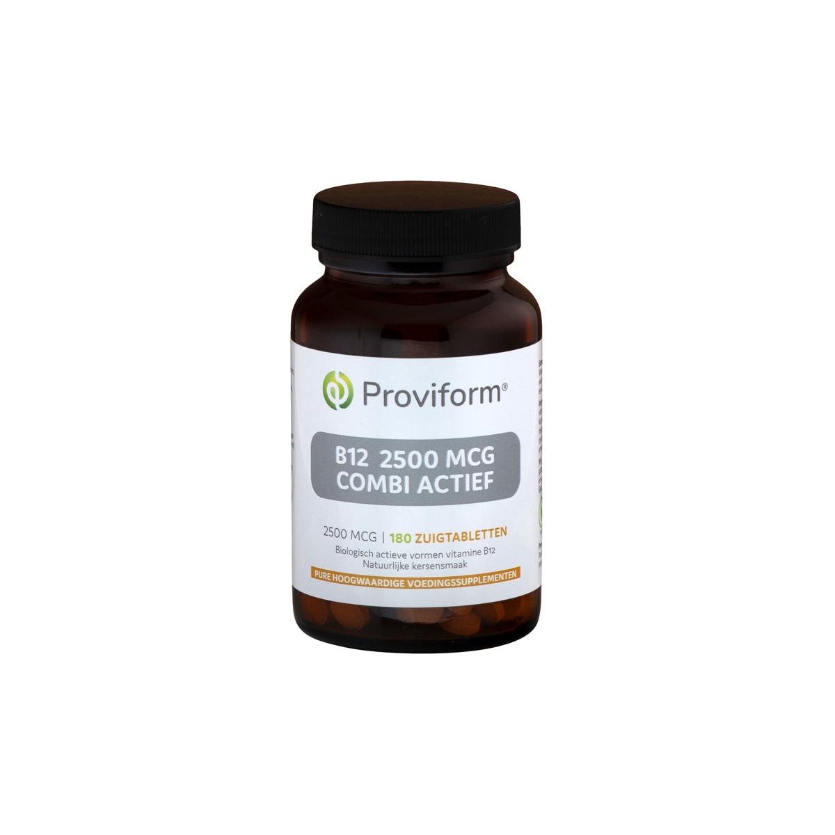 Proviform Vitamine B12 2500mcg combi actief 180zt