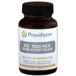 Proviform Vitamine B12 1500mcg combi actief folaat 60zt