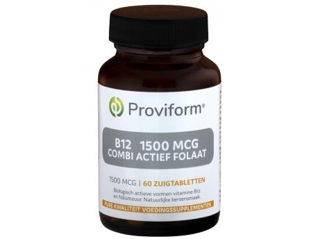 Proviform Vitamine B12 1500mcg combi actief folaat 60zt