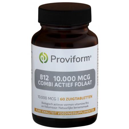 Proviform Vitamine B12 10.000 mcg combi actief folaat 60zt