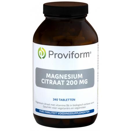 Proviform Magnesium citraat 200 mg & B6 240tab