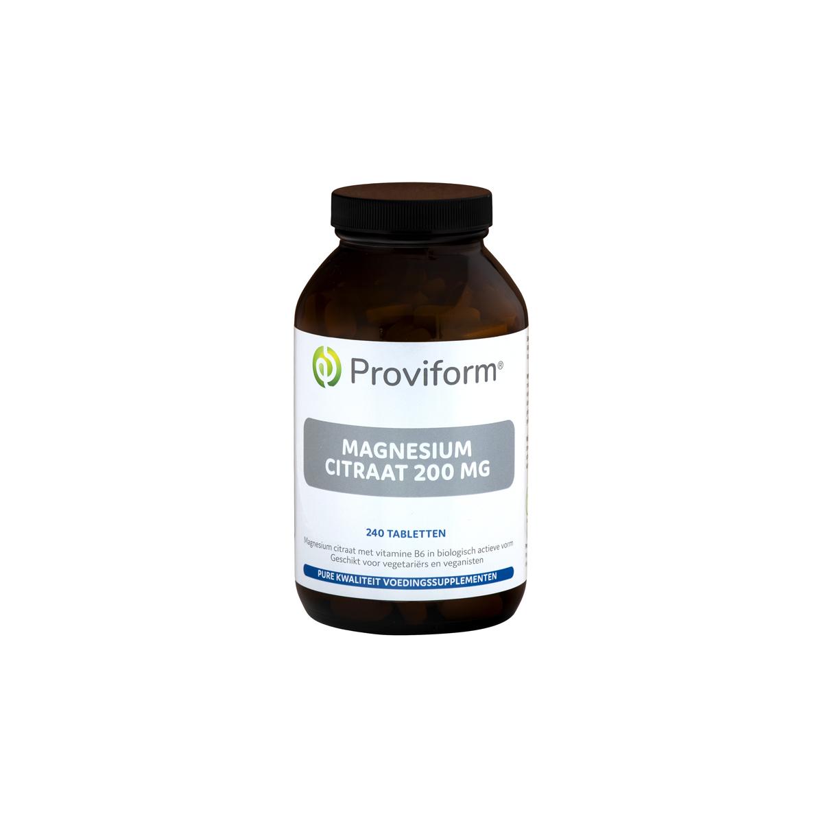 Proviform Magnesium citraat 200 mg & B6 240tab