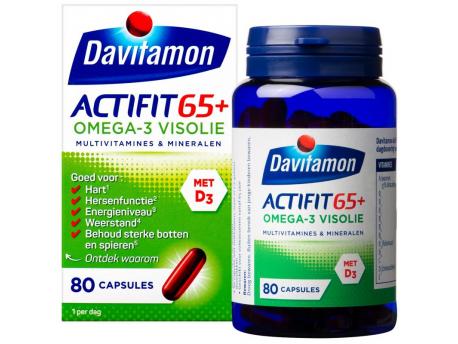 Davitamon Actifit 65+ omega 3