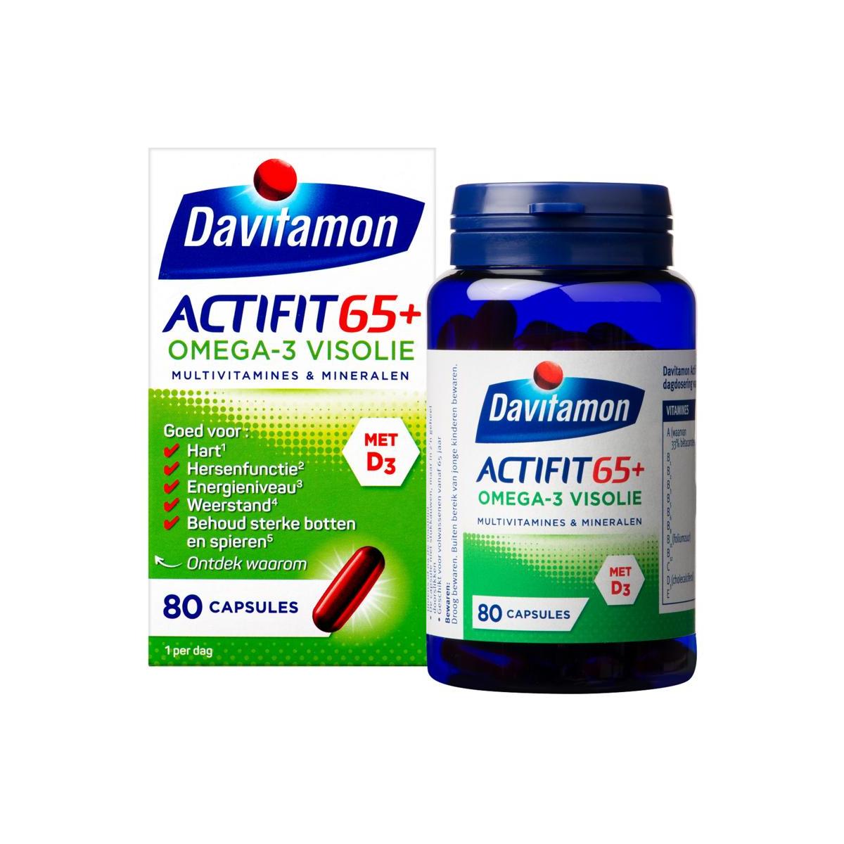 Davitamon Actifit 65+ omega 3