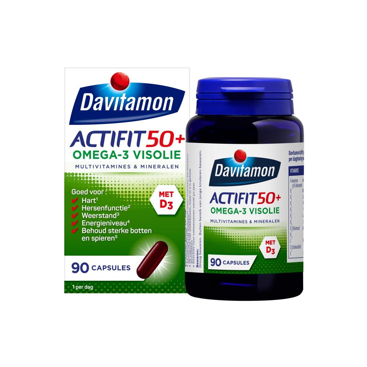 Davitamon Actifit 50+ omega 3