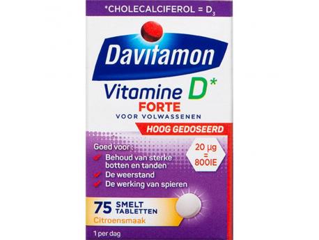 Davitamon D3 Forte smelttablet 75st