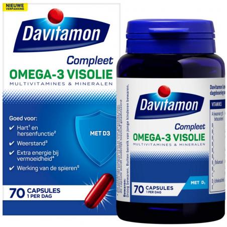 Davitamon compl omega 3 vis