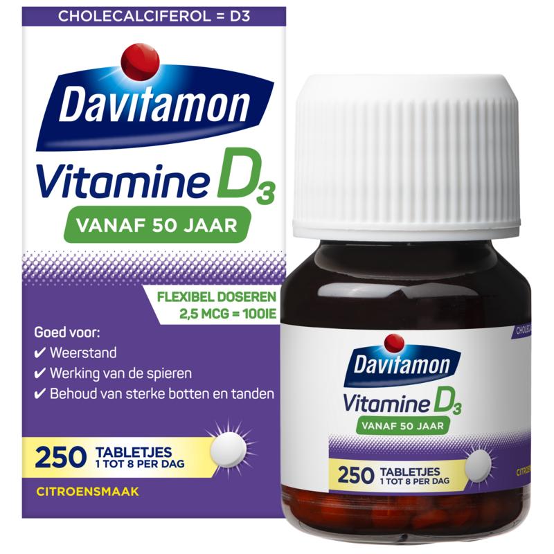 pastel Dapper zegen Davitamon Vitamin D 50+ 250tab