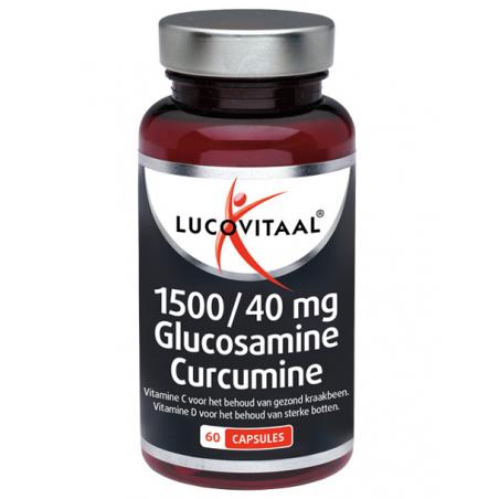 Lucovitaal 1500/40 mg Glucosamine curcumine 60cap